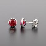 Ruby Stud Earrings