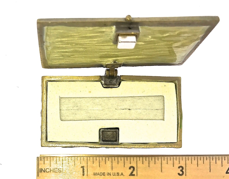 Ring Holder Trinket Box Jewelry Collectible Enameled Hinged Etsy