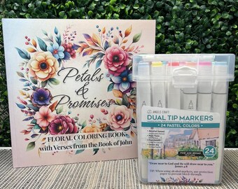 Floral Bible Verse Coloring Book: Christian Scripture Art (Petals & Promises)