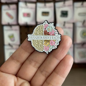 Healing Enamel Pin |  Mental Health / Faith & Fun Accessories for Bags or Jackets