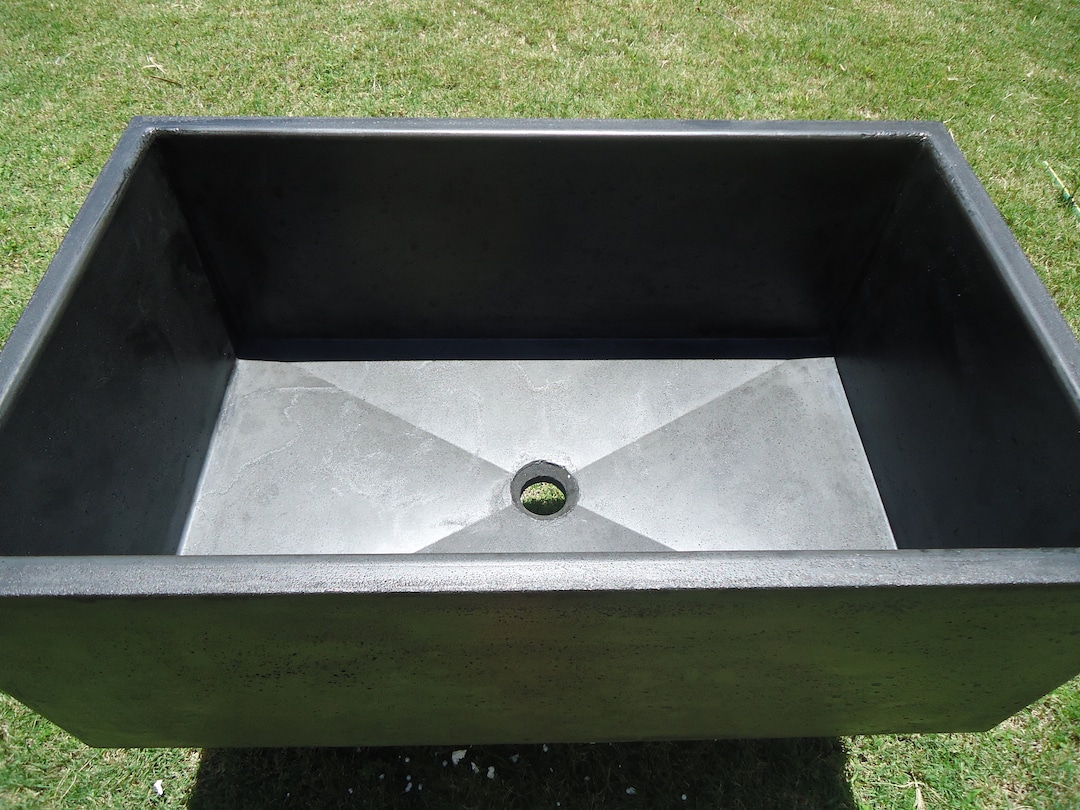 Concrete Farmhouse Kitchen Sink Etsy