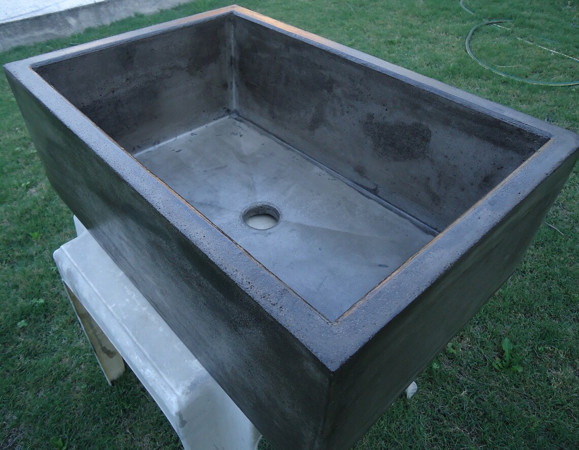 Concrete Sink Etsy