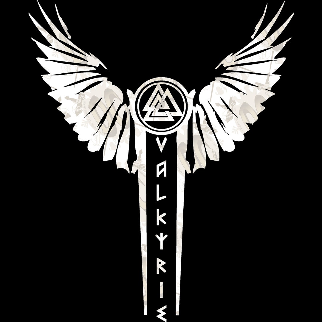 Valkyre Wth Protecton Rune Vnyl Stcker Decal Asatru Norse God Odn...