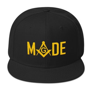 Masonic Snapback Hat, Freemason Hat