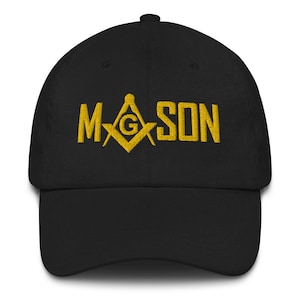 Masonic Dad Hat, Freemason Hat