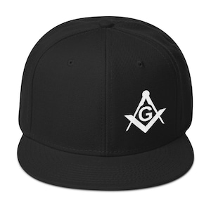 Masonic Snapback Hat, Freemason Hat