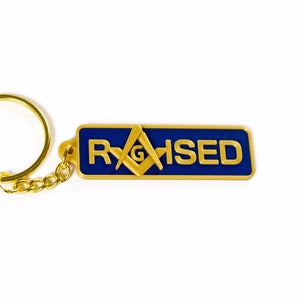 Masonic Freemason Keychain RAISED 3D Printed