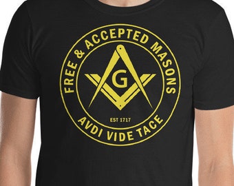 Vrijmetselaarsshirt, Free And Accepted Masons Square & Compass, vrijmetselaarsshirt
