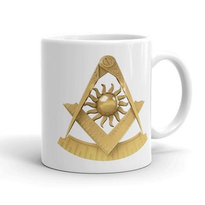 Masonic Past Master Mug, Freemason Mug