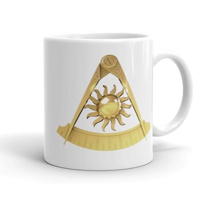 Masonic Past Master Mug, Freemason Mug