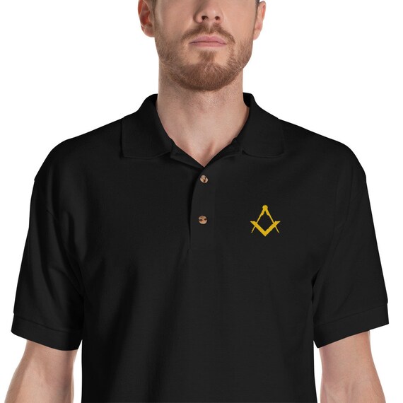 Embroidered masonic polo shirts Clearance