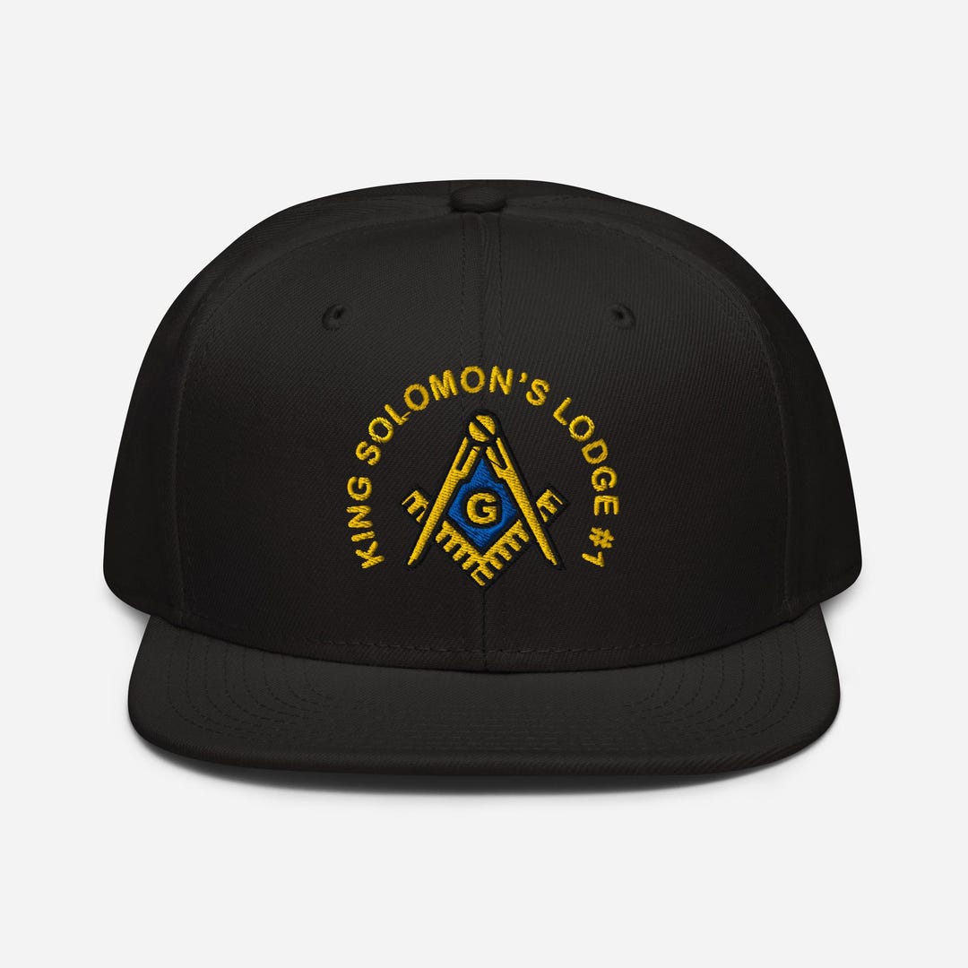 Personalized Masonic Snapback Hat, Custom Freemason Dad Hat, Custom ...