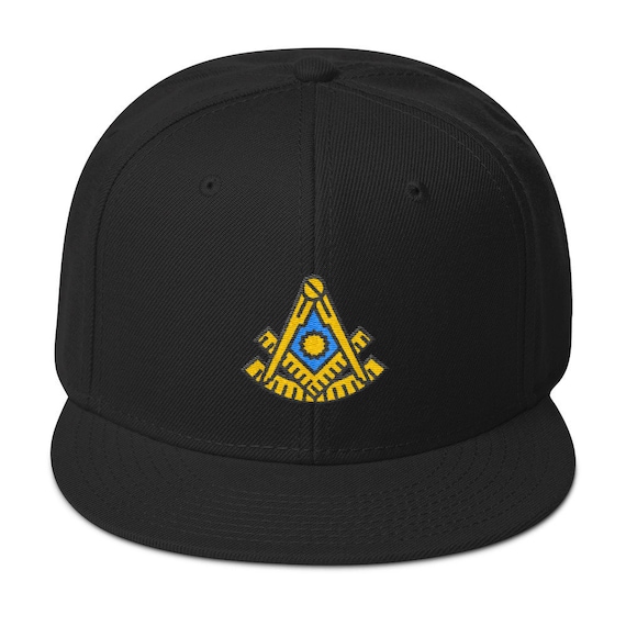 Masonic Past Master Snapback Hat 