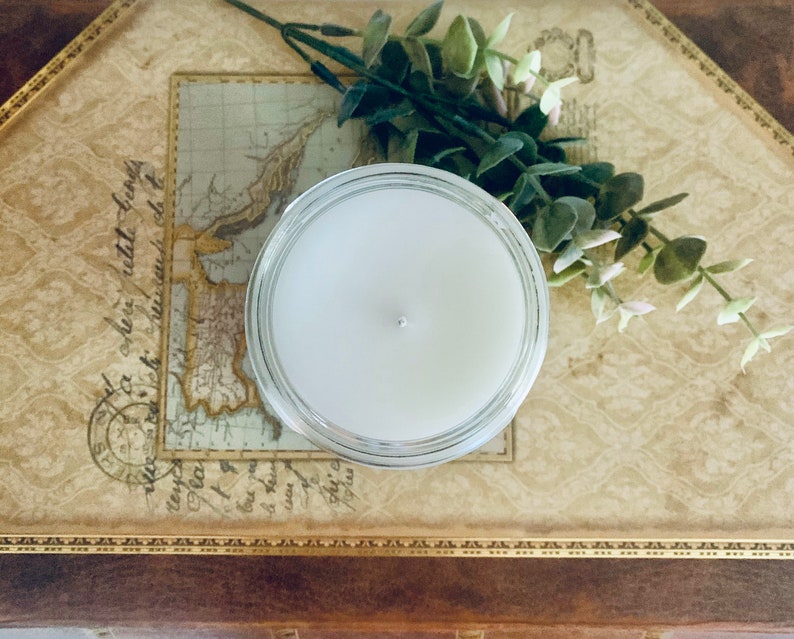 Orchid Candle Gifts for Mom Jar Candles Soy Candle Farmhouse candle Handmade Candle Clean Burning Gifts Under 20 Natural Candle