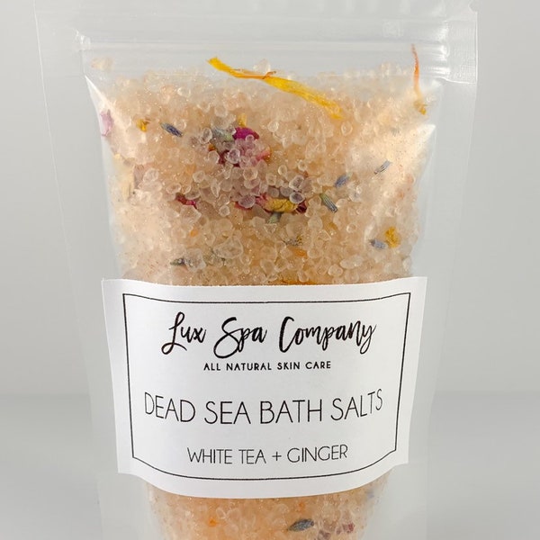 Dead Sea Salts, Soaking Bath Salts, Relaxation Gift, Stress Relief, Spa Gift, Gift for her, Epsom Salts, Detox, Christmas, Stocking Stuffer