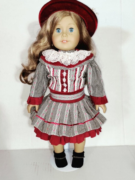 American Girl 18 Doll Long Blonde Hair Blue Eyes W Victorian