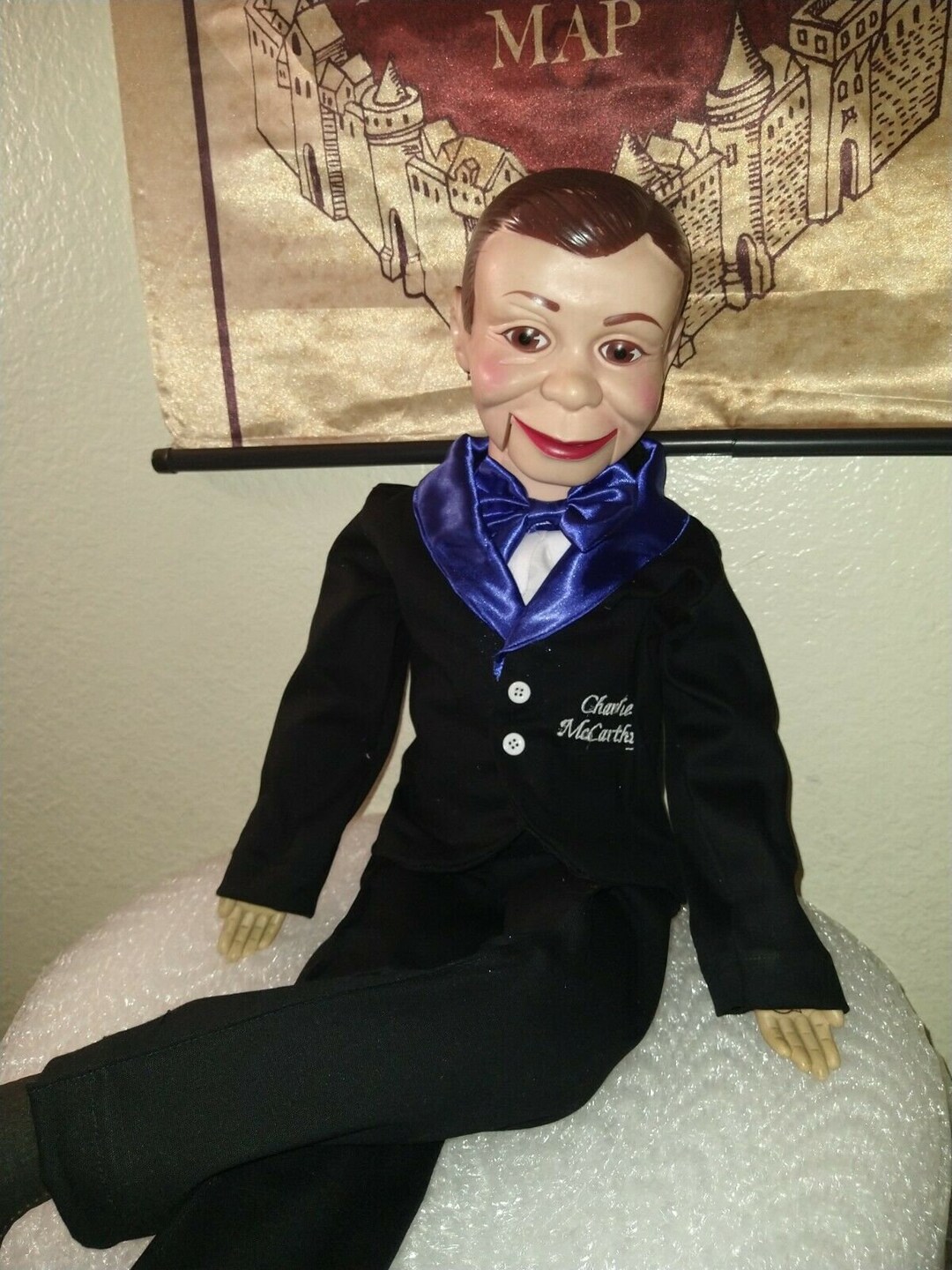 Vintage Charlie Mccarthy Dummy Ventriloquist Puppet Doll Etsy