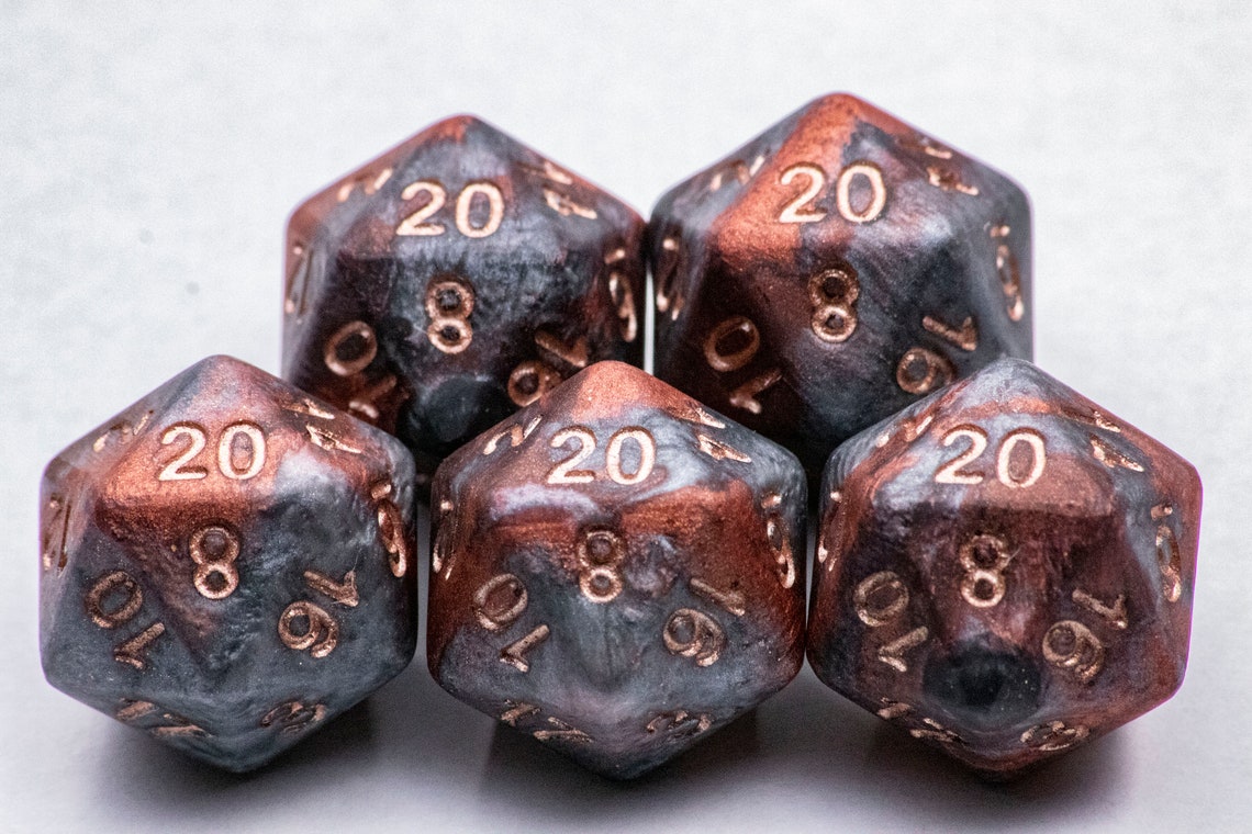 Rust and Ruin Dice Set made to Order | Etsy
