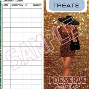 6 Cash Stuffing Envelopes - Black Women and FREE SAVINGS CHALLENGE!