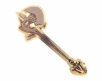 Final Fantasy XIV | 14 - WARRIOR - Weapons Enamel Pins