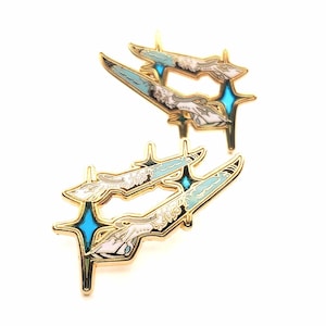 Final Fantasy XIV | 14 - SAGE - Weapons Enamel Pins