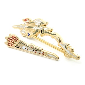 Final Fantasy XIV | 14 - BARD - Weapons Enamel Pins