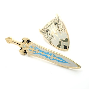 Final Fantasy XIV | 14 - PALADIN - Weapons Enamel Pins