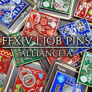 Final Fantasy XIV | 14 - Job Class Enamel Pins
