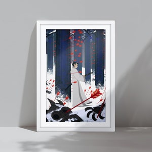Samurai Jack - Los tres arqueros - Fanart