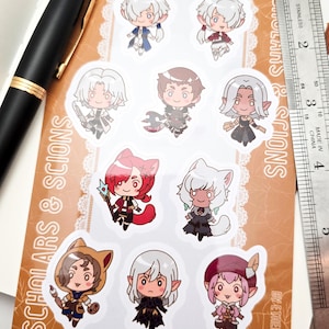 FFXIV Stickersheet | Scions & Scholars
