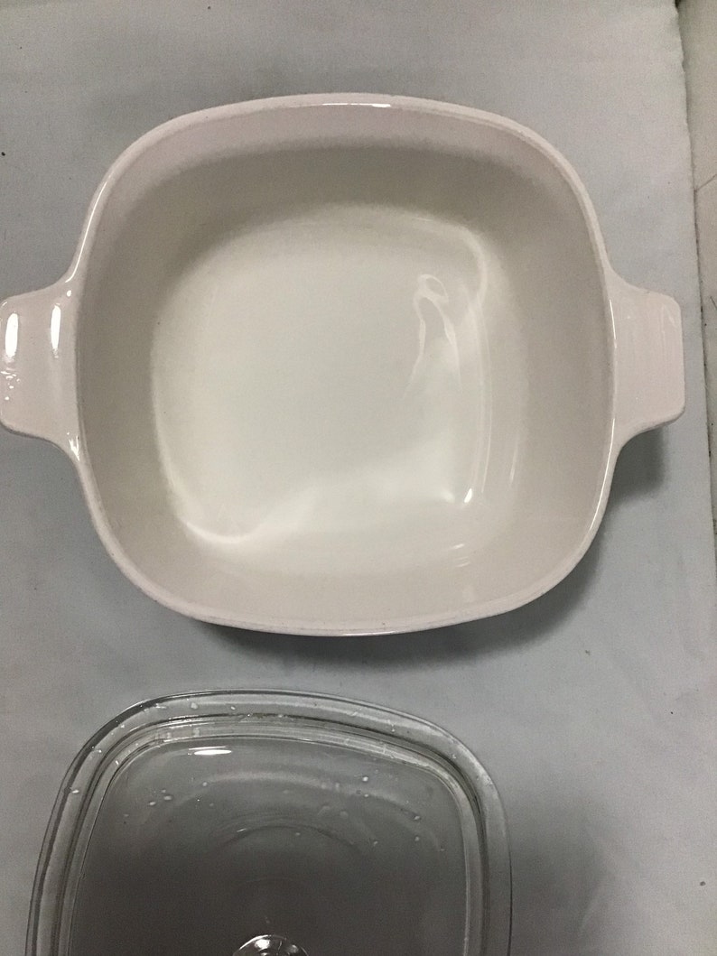 Corning Ware Casserole Dish 1 12 Qt Rectangle Blue Cornflower P-1 12-B Baking Dish WLid