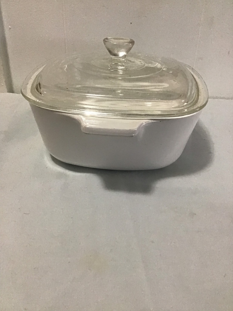 Corning Ware Casserole Dish 1 12 Qt Rectangle Blue Cornflower P-1 12-B Baking Dish WLid