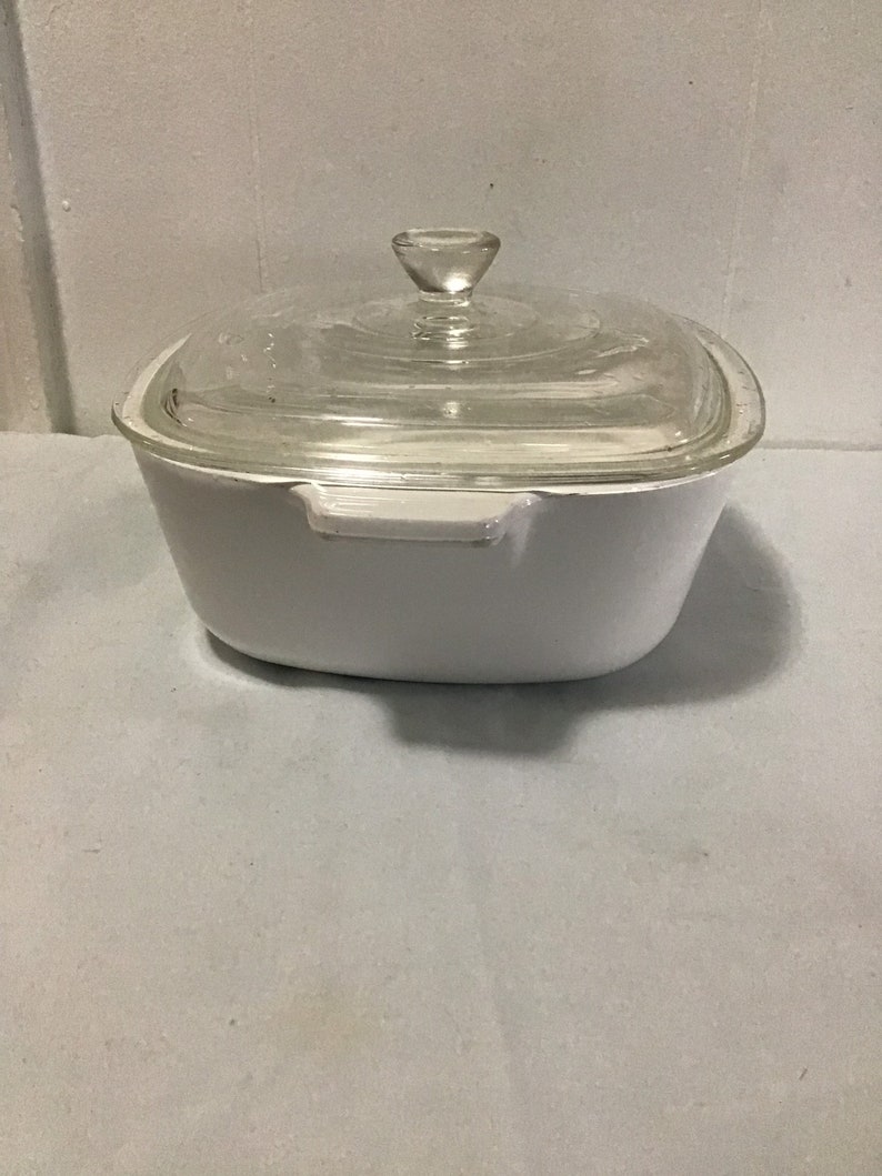 Corning Ware Casserole Dish 1 12 Qt Rectangle Blue Cornflower P-1 12-B Baking Dish WLid