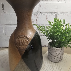 MCM Pottery Craft USA ceramic wine carafe / vino carafe / decanter / vintage
