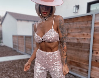 Western Crochet Cowboy Knit Fringe Rave Set Bachelorette