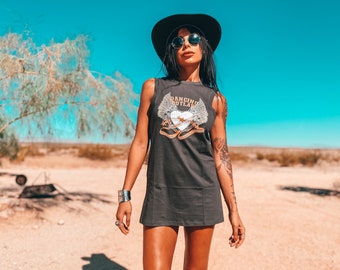 western t shirt dress