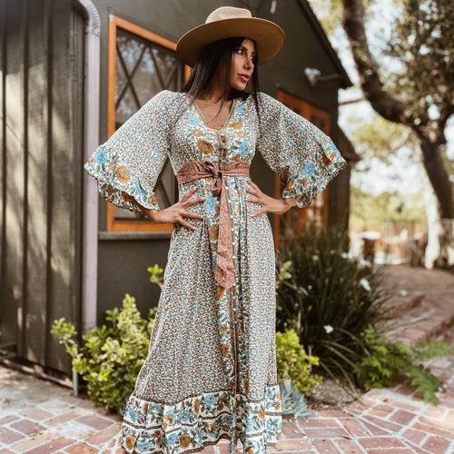 Long Bohemian Dress in Snake Print/backless Maxi Dress for | Etsy