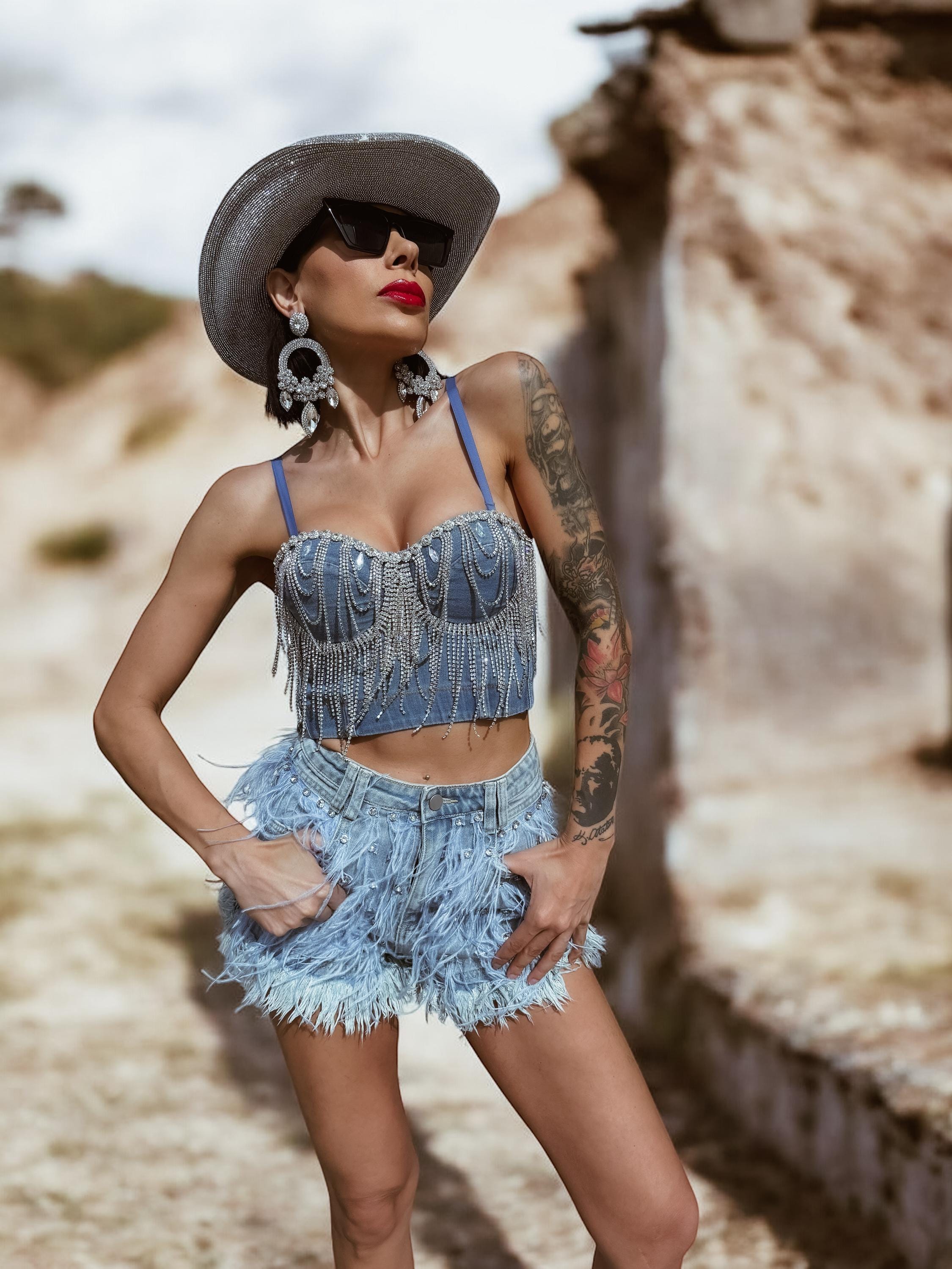 Suede Fringe Top - Etsy Suede Fringe Top - Etsy