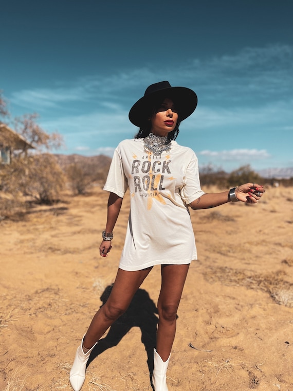 Boho Tee T-shirt Dress - Etsy