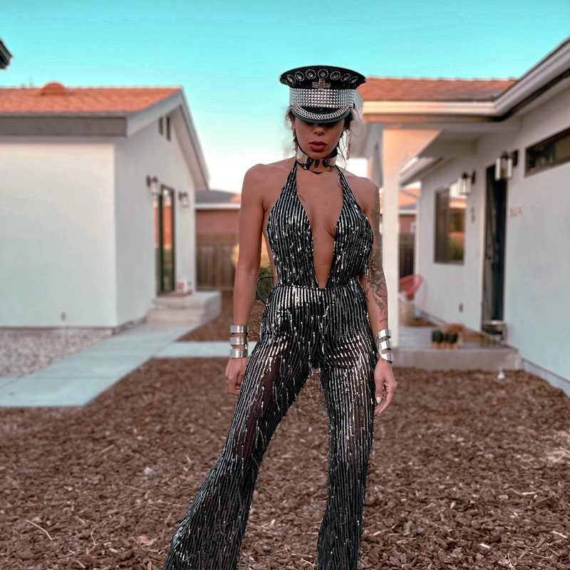 Silver Rave Jumpsuit - Etsy
