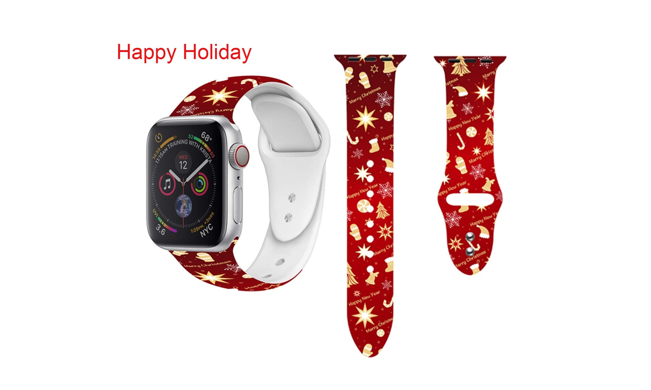 Christmas Watch Band for Apple iWatch Replacement Watch Band Etsy