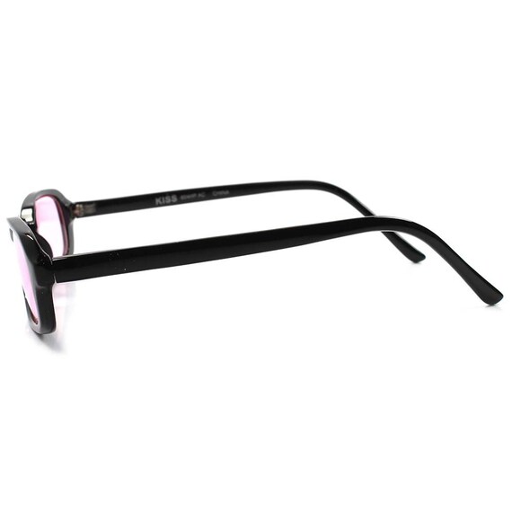 Vintage 90's Mens Womens Pink Lens Rectangle Sung… - image 3