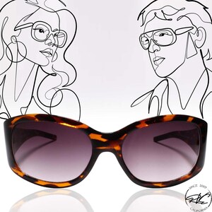 Timeless Retro Classic Oversized Square Womens Bold Tortoise Frame Sunglasses