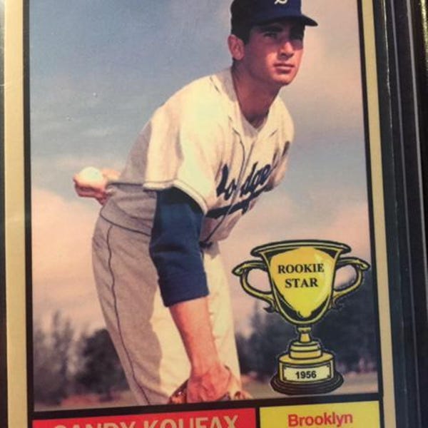 Sandy Koufax, Brooklyn Rookie Star Series Card