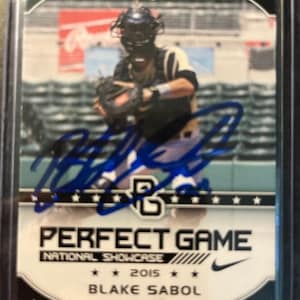 Reduced Price---Blake Sabol Rookie Autograph Card