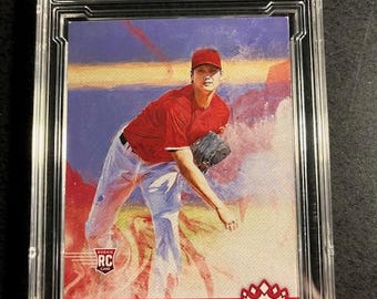 Shohei Ohtani 2018 Diamond Kings Artist's Proof Gold Rookie Serial