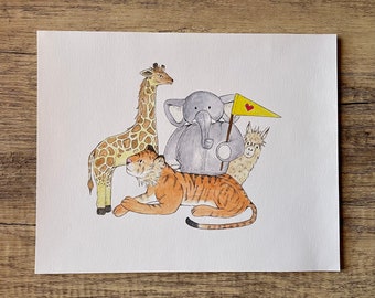 Animal Friends Print