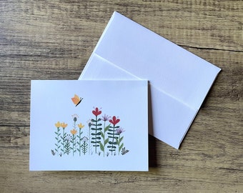 Floral Card (Sympathy, Get Well)