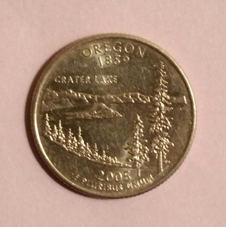 2005 Oregon State quarter missing letters Etsy