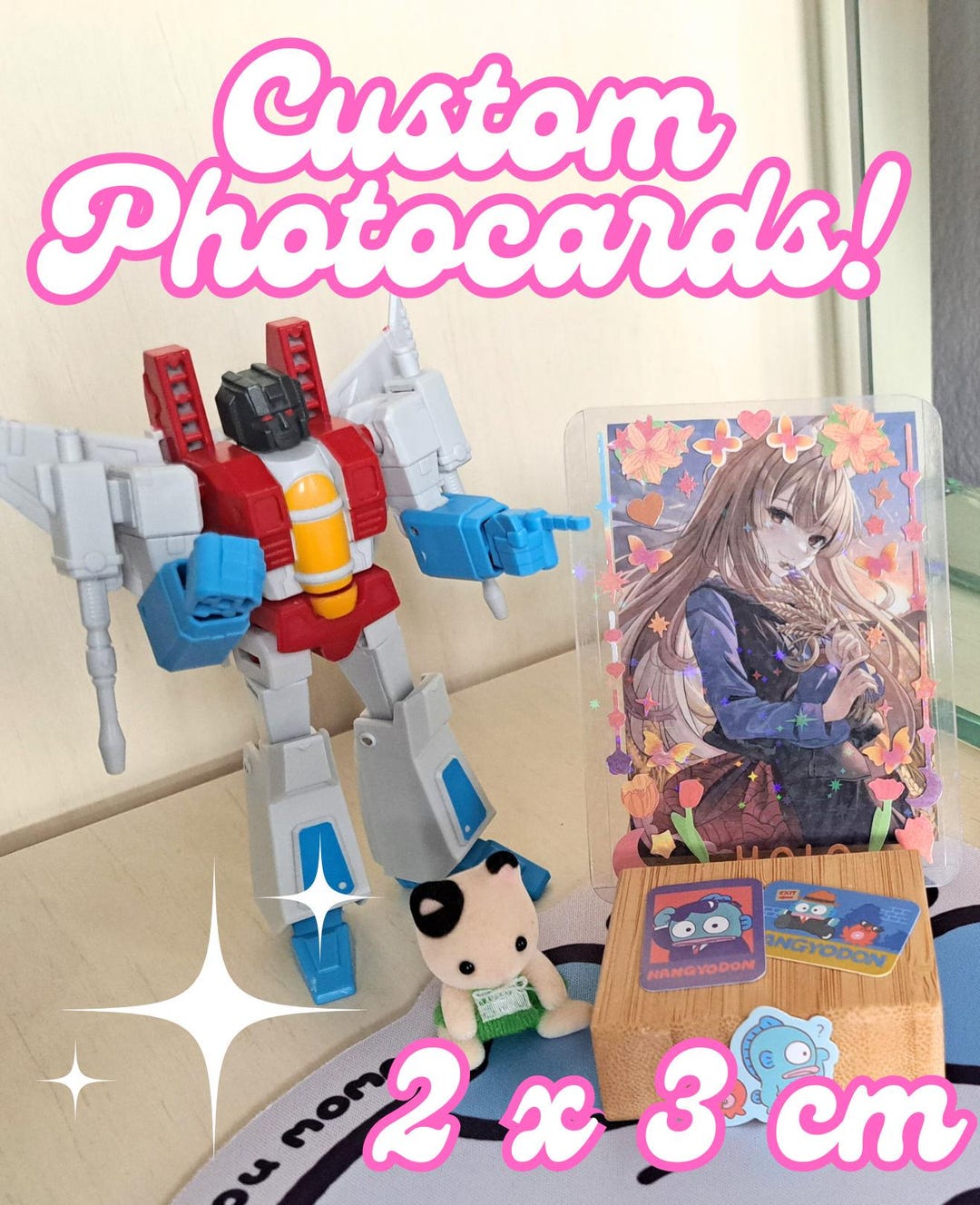 Custom Photocard + Toploader 97mm X 77mm - Etsy